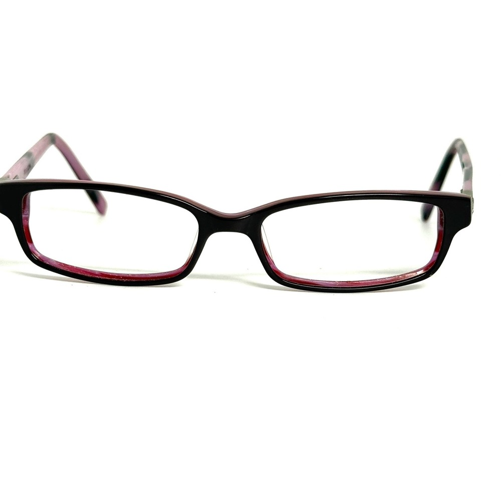 Vera Wang Purple Marble Rectangular Eyeglass Frames Women Designer Glasses